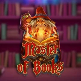 Master of Books slot logo by Swintt at Vegasino CasinoMaster of Books